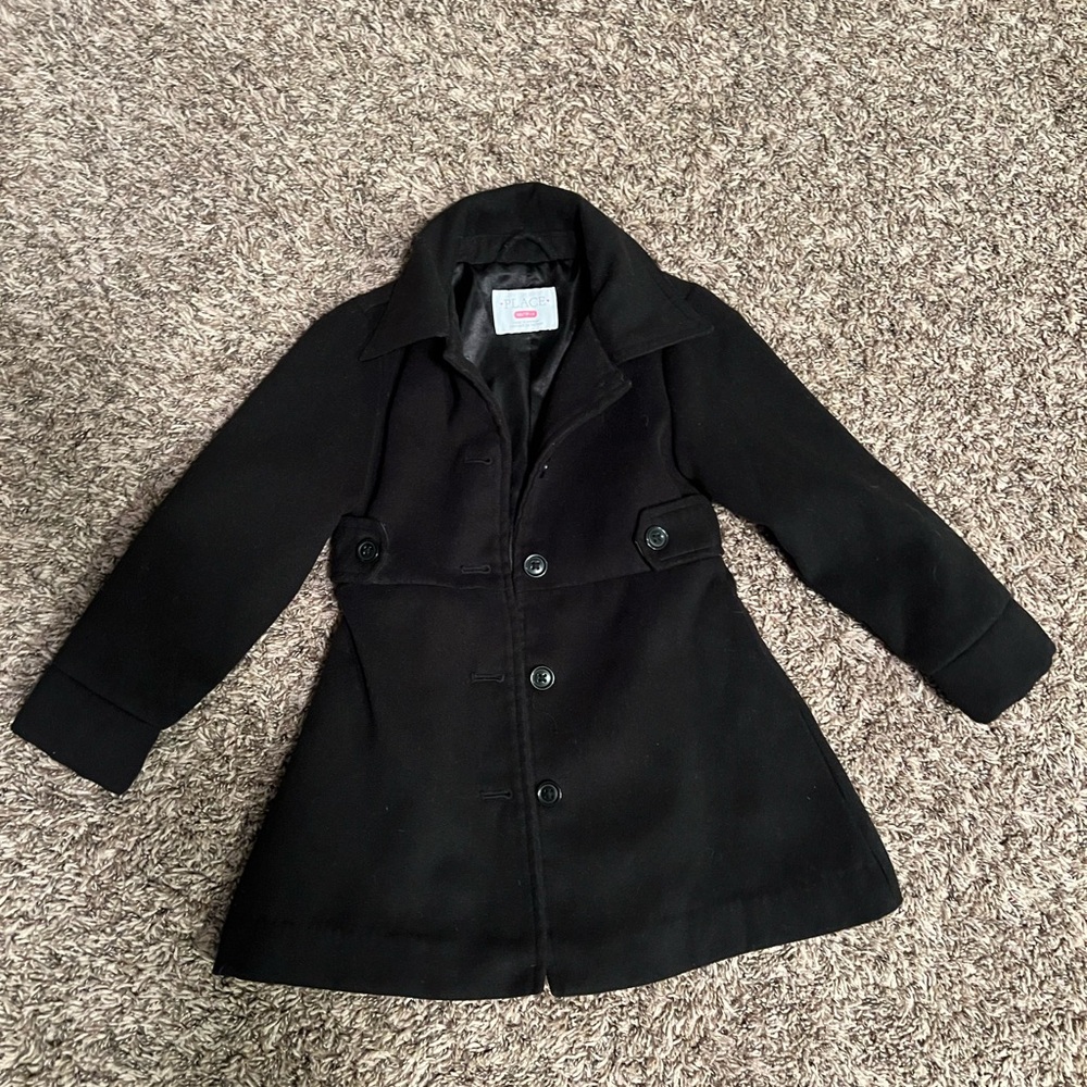 The Children's Place Black Pea Coat
